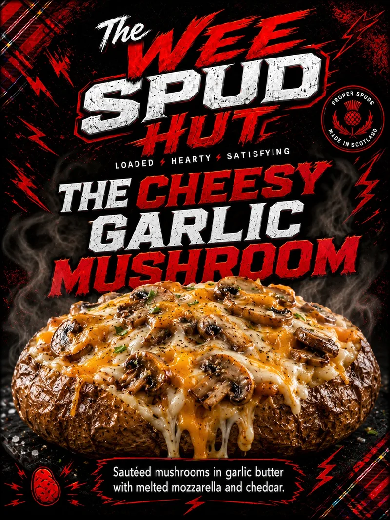 Cheesy Garlic Mushroom